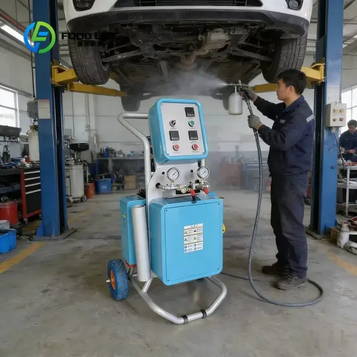 Machine de pulvérisation de revêtement en polyuréthane et polyurée de style nouveau personnalisé pour l'isolation des murs et l'étanchéité des toits