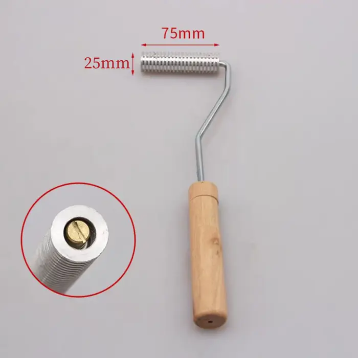 Kit d'outils de rouleau de peinture de stratification d'outil de palette de bulle de fibre de verre 3 pièces Kit