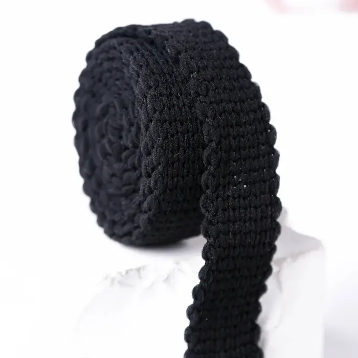 Ruban en laine tressée, 20mm, 100 Yards d'épaisseur, pour bricolage, nœuds de cheveux, Clips, collie