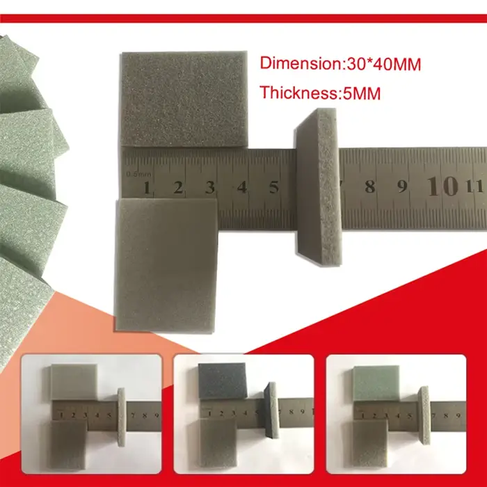 Éponge de ponçage papier de verre 30*40mm 20 pièces assorties 300-1500 grains bloc de sable