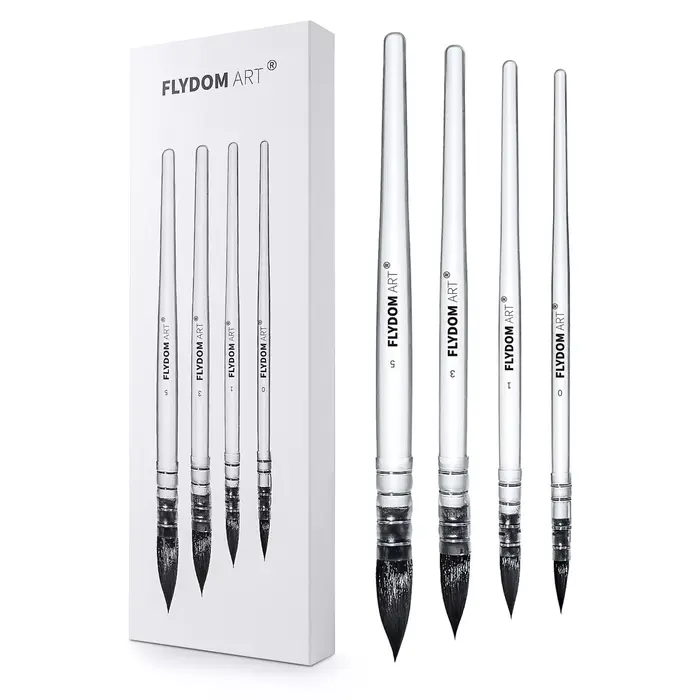 Ensemble de pinceaux d'aquarelle professionnels