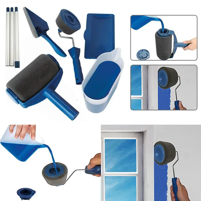 Kit de rouleaux de pinceaux de peinture d'angle