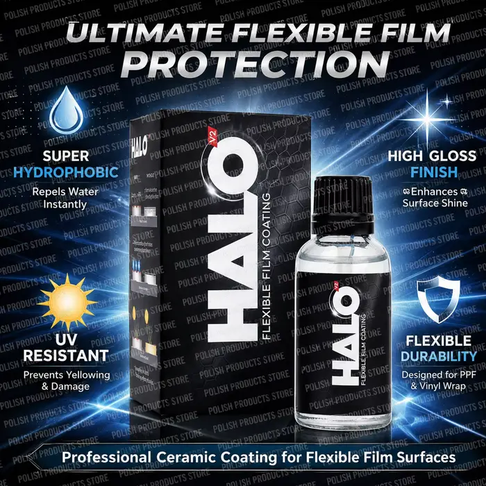 Film de protection souple Halo V2 pour peinture (PPF) – Sûr pour tous types de films de protection/PPF – Finitions