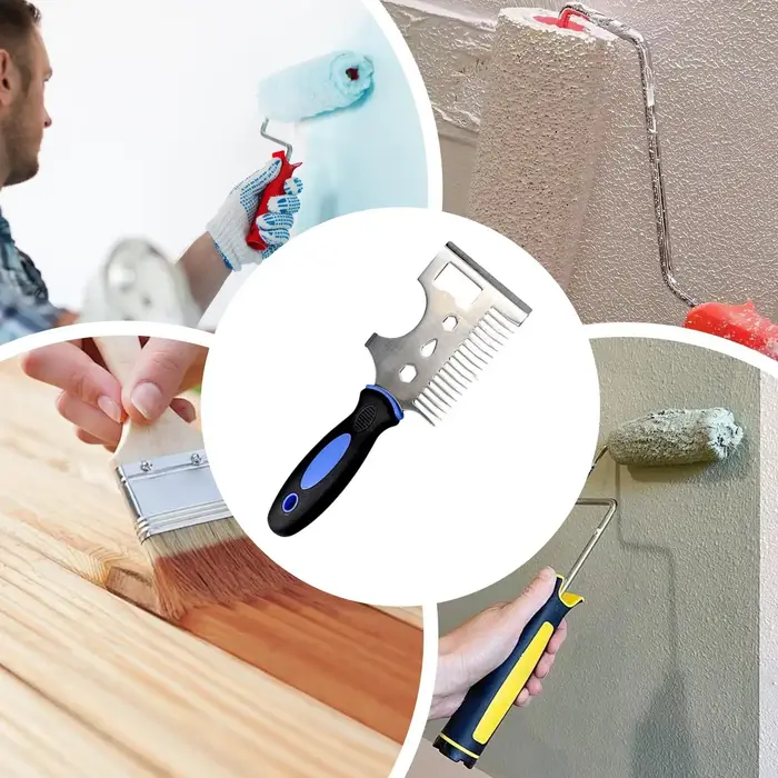 Nettoyeur de rouleaux de peinture en acier inoxydable