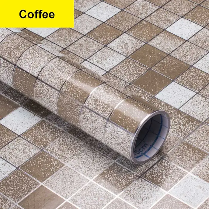 Autocollant mural imperméable pour salle de bain
