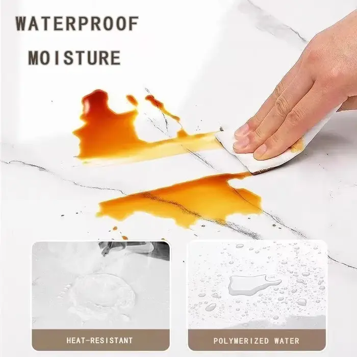 Papier peint en mousse épaisse et marbre