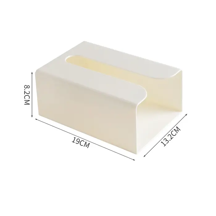 boite a mouchoirs rangement mural boite rangement salle de bain Boîte à mouchoirs rectangulaire poly