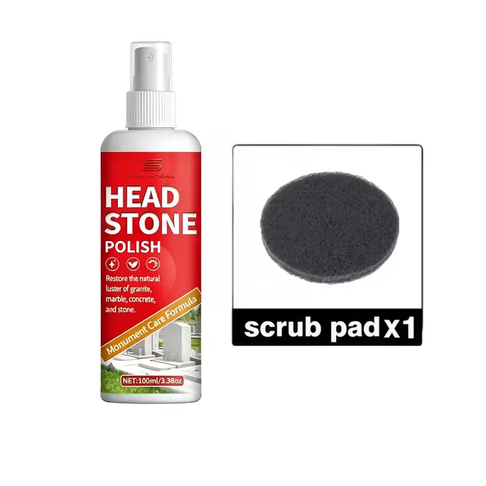 Spray de polissage pour pierres tombales, restaure la brillance naturelle du granit, du marbre et de