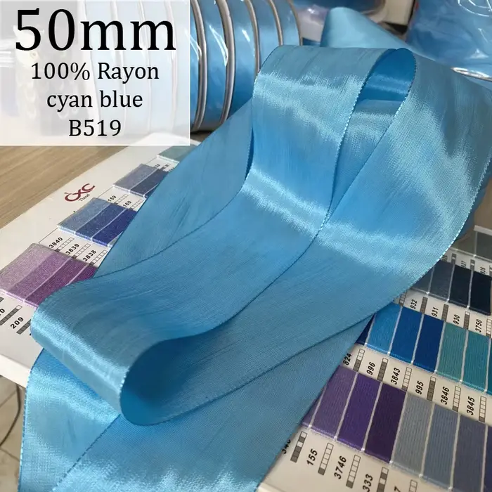 Ruban en satin 100% rayon rubans de gymnastique vintage bande de danse streamer couleur rose pour broderie couture décoration de poupée de mariage B818