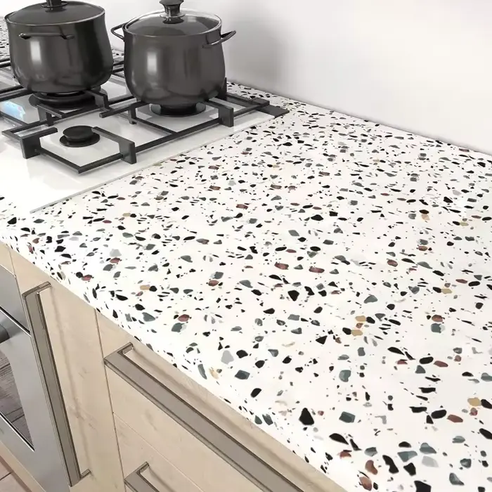 Papier de contact en terrazzo imperméable