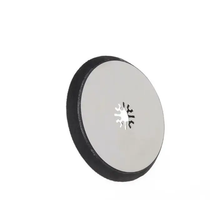 Tampon de Ponçage en Acier Inoxydable, Outil Multifonction Osccorporelle, 115mm Rond, pour Fein Multimaster Chicago