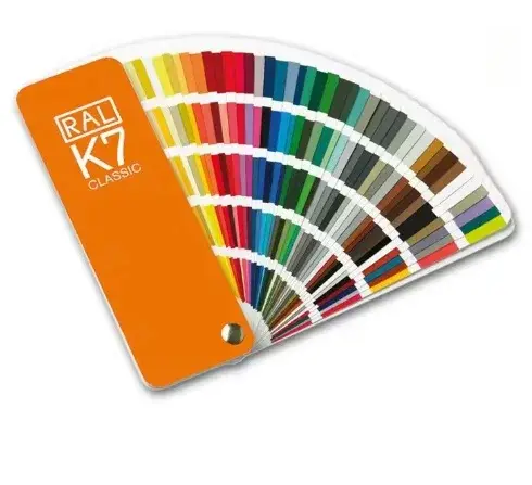 Carte de couleurs standard internationale RAL K7 raul - revêtements peinture