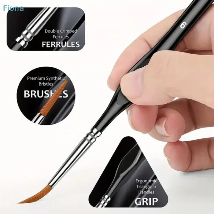 ☭ Pinceaux miniatures professionnels pour peinture