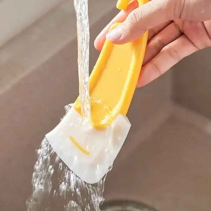 Spatule de nettoyage en Silicone, grattoir de cuisine, lame souple, brosse, poêle sale, Pot, vaissel