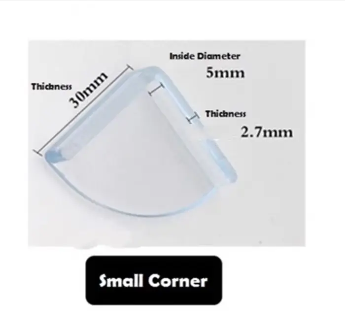 Protecteur Transparent en Silicone pour enfants et bébés, couverture de Protection des bords des coi