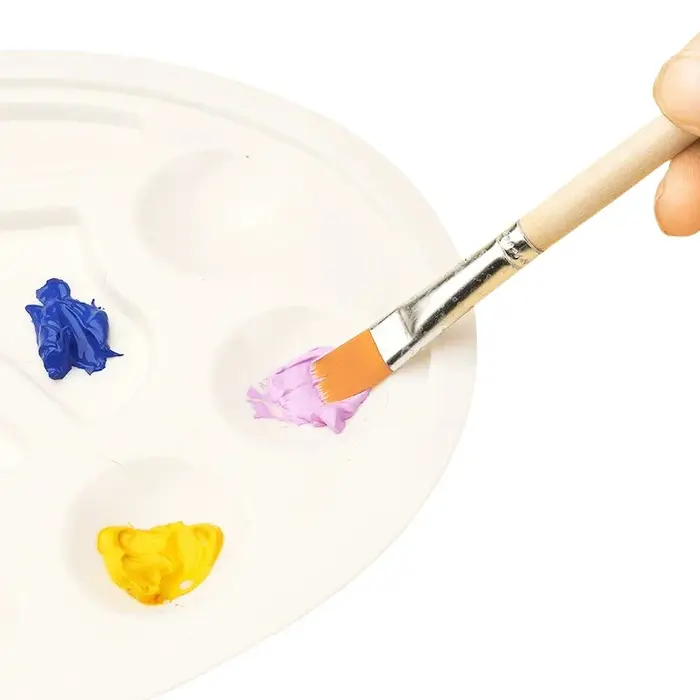 Palette en plastique blanc 1 pièce/7 pièces