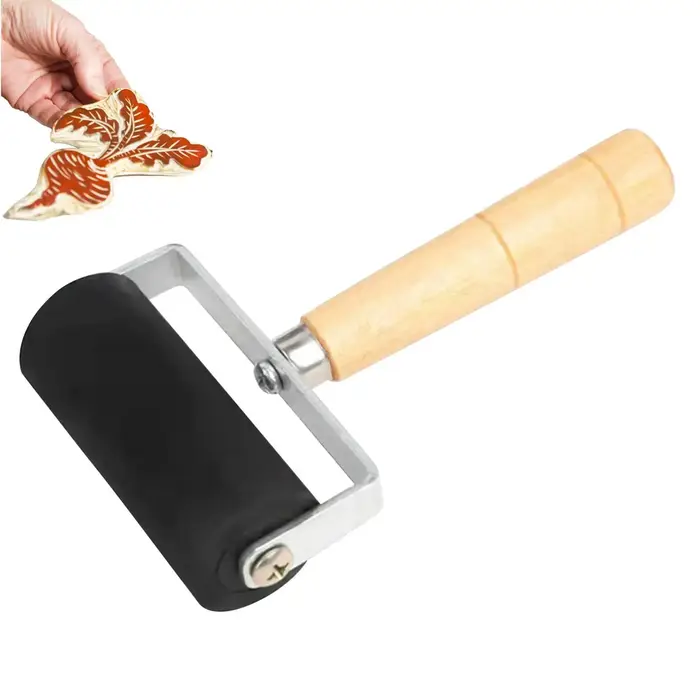 Rouleaux de Brayer en caoutchouc avec 3 tailles pour l'artisanat