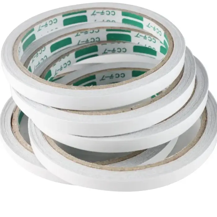 Ruban Adhésif Double Face Blanc Super Bain, 12m, 8/10/12mm, Bricolage