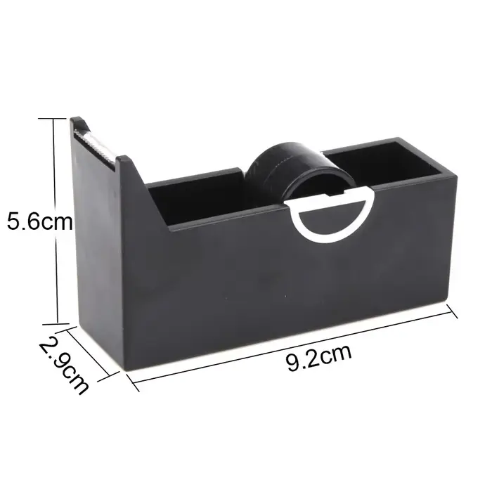 Porte-ruban adhésif en plastique, 1 pièce, distributeur de ruban adhésif, coupe-ruban, papeterie sco