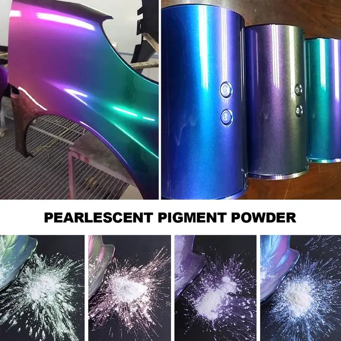 Pigments de revêtement caméléon de voiture à couleur changeante