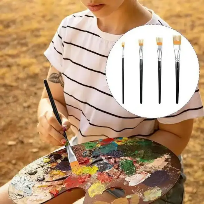 Ensemble de pinceaux à aquarelle professionnels à poils doux