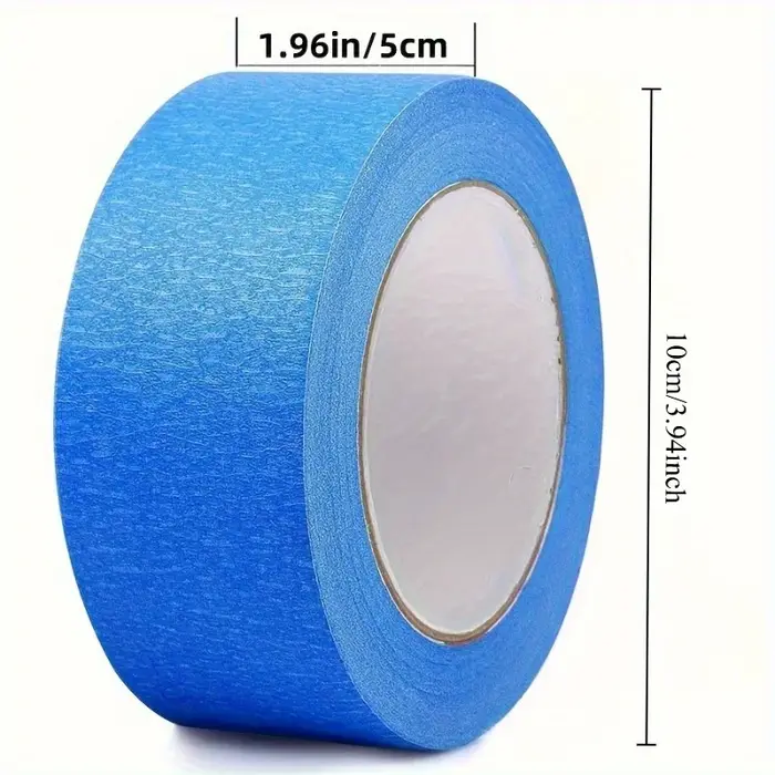 2 rouleaux de ruban de masquage bleu