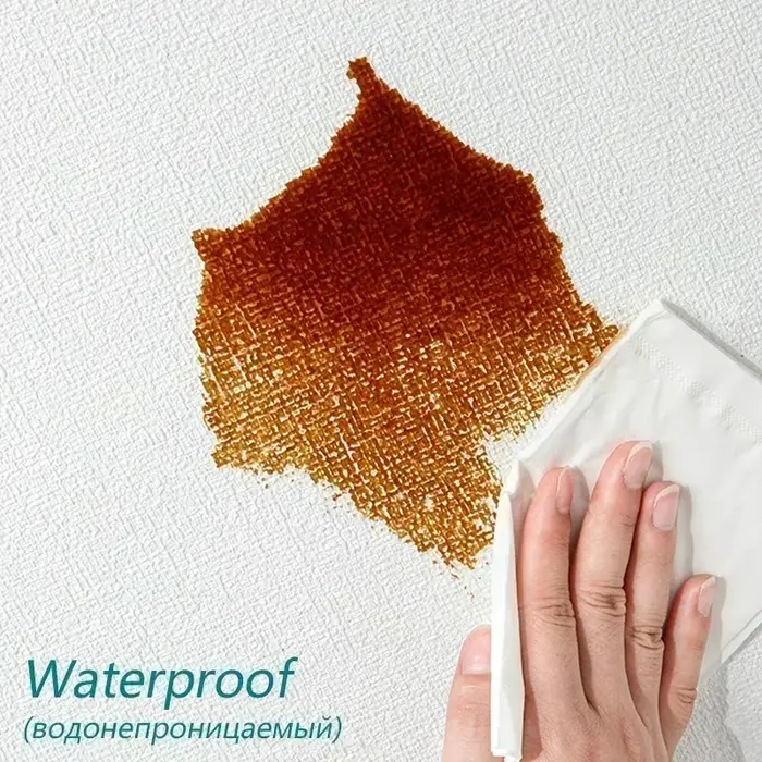 Papier peint Texture lin 3D coloré, autocollant mural épais résistant à l'humidité, décoration de maison, salon, dortoir, papier peint imperméable