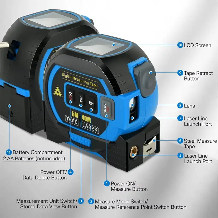 Télémètre laser 40M 60M