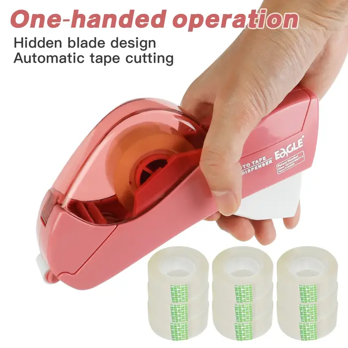 Distributeur automatique de ruban adhésif avec rouleau de remorquage