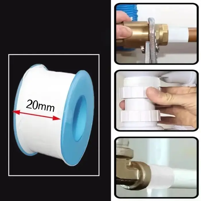 Nouvelle ruban d'étanchéité industriel en PTFE (Teflon) pour robinets