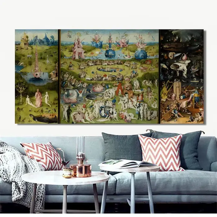 Bosch hiéonymus le jardin de la délice terrestre affiche