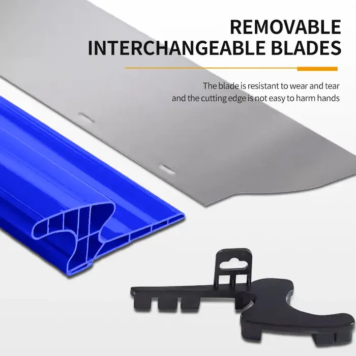 Spatule de finition pour plaques de plâtre 40/60/80 cm – Outil flexible pour le lissage des murs
