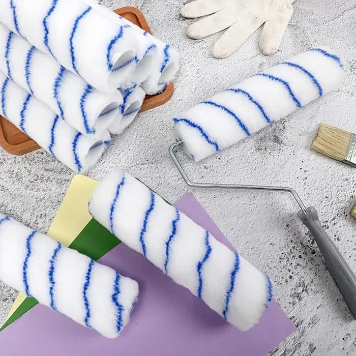 ❤️ 6/10 PIÈCES Rouleau de peinture en microfibre tissée de 9 pouces x 1
