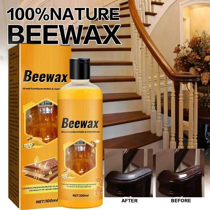 Cire d'abeille 100 ml pour l'entretien du bois massif