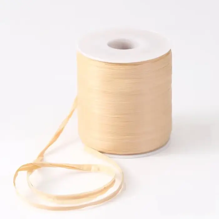 Rouleau de corde de Jute naturelle, 120 m/rouleau, ruban artisanal, fil de paille en raphia pour tri