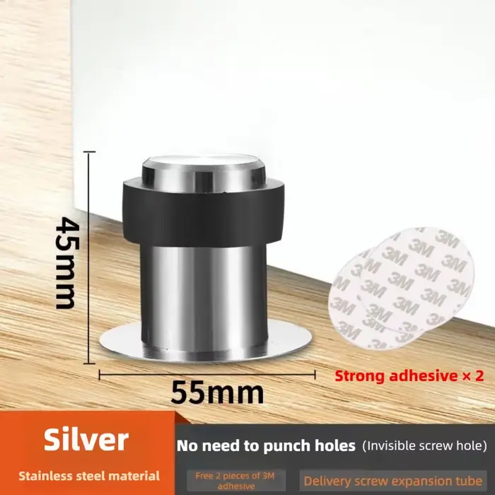 Butées de porte en caoutchouc, butées de porte en acier inoxydable, butées de porte au sol, produits