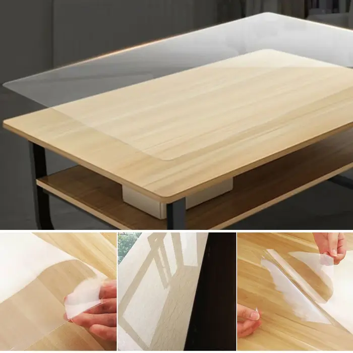 Film de protection transparent pour meubles