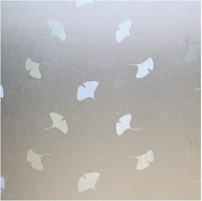 Film de fenêtre en verre, Film de confidentialité pour fenêtre givrée, vinyle décoratif 3D, décalcom