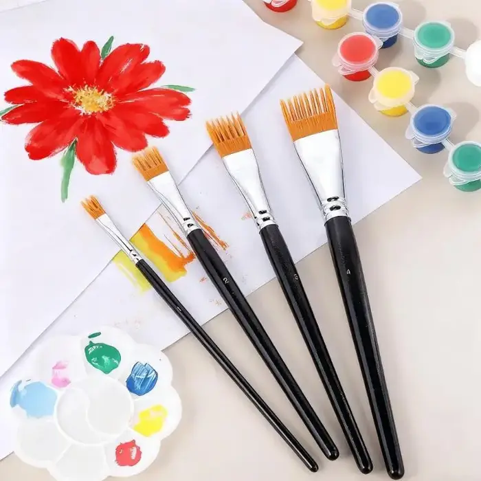 Ensemble de pinceaux à aquarelle professionnels à poils doux