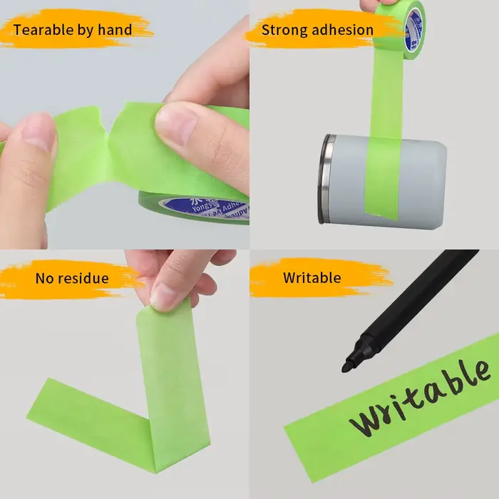 Ruban de masquage vert pour peintres