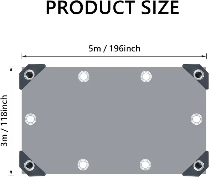 TarLII-Couverture de bâche en PVC extra imperméable