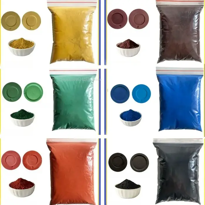 Poudre de Pigment d'oxyde de fer colorée