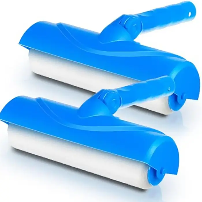 Rouleau de peinture de plafond réglable de 10 pouces avec rouleau de protection et bouclier avec rou