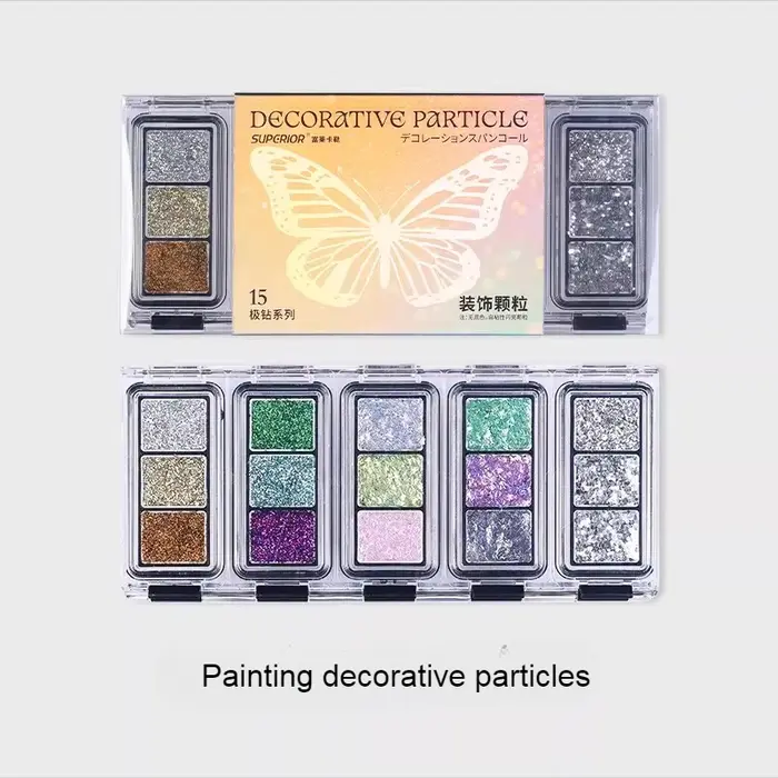 Peinture décorative à 15 couleurs