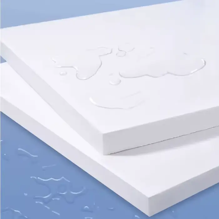 Panneau en mousse XPS blanc, feuille de polystyrène extrudé imperméable, bloc haute densité pour la 