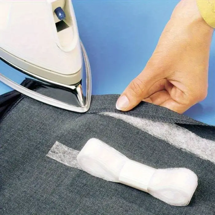 1 rouleau de ruban adhésif Double face Fusible blanc thermofusible (30cm x 20m)-adhésif en tissu auto-adhésif sans