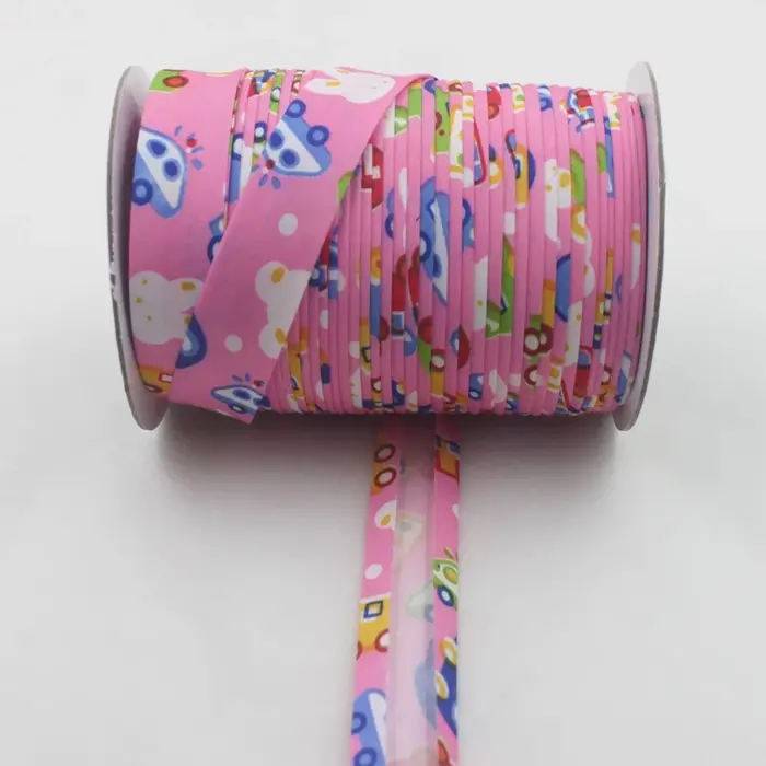 Ruban de biais en satin de polyester