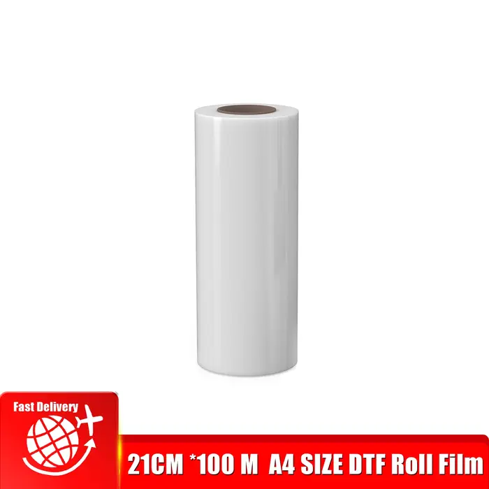 Rouleau de Film PET A3 A4 DTF 21CM 30CM 33CM, Film de transfert Direct sur t-shirts, papier d'impres