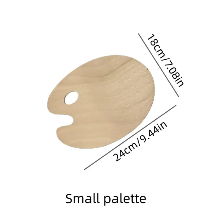 Ensemble de 13 pinceaux en bois, kit de démarrage pour peinture à l'huile et à l'aquarelle avec pale