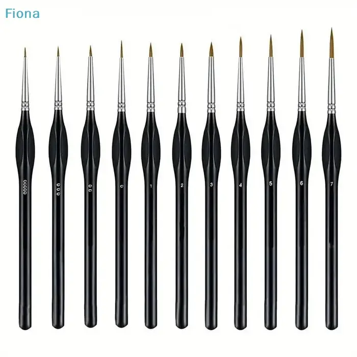 ☭ Pinceaux miniatures professionnels pour peinture